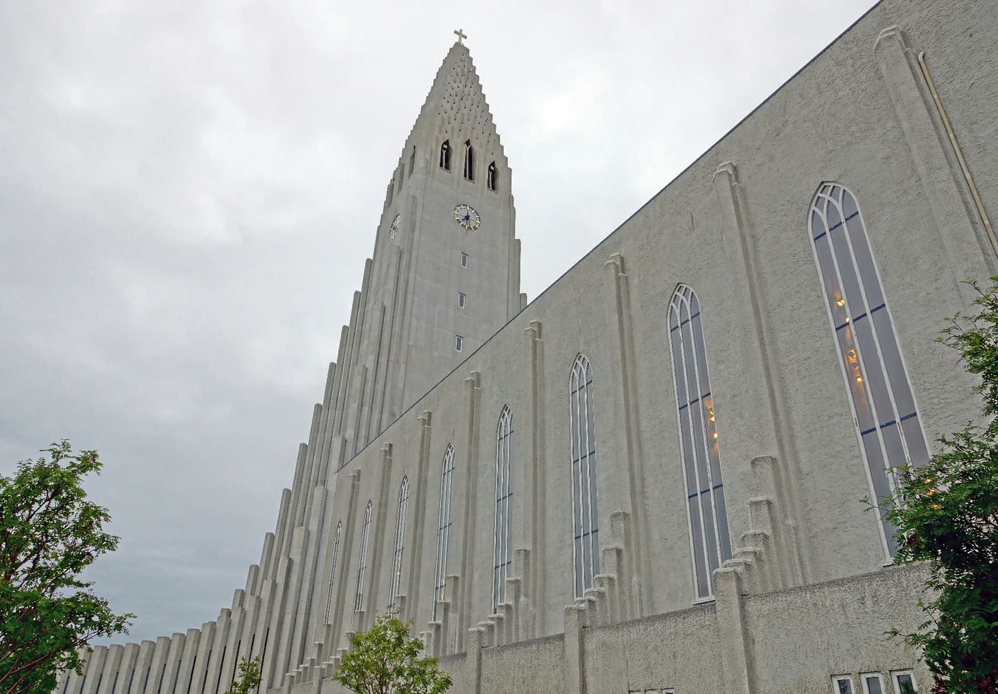 Aerial view of Reykjavík for walking tour