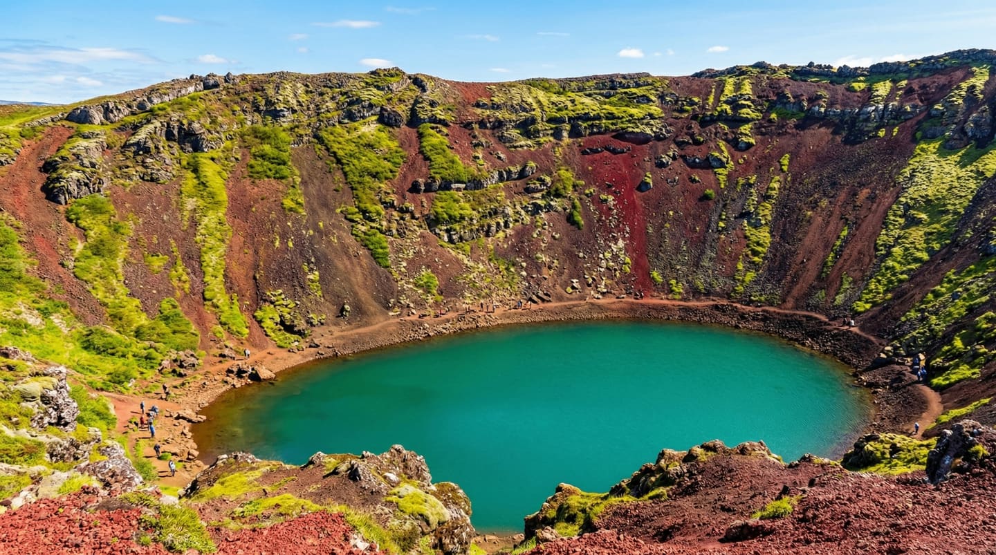 Kerið: The Red Eye
