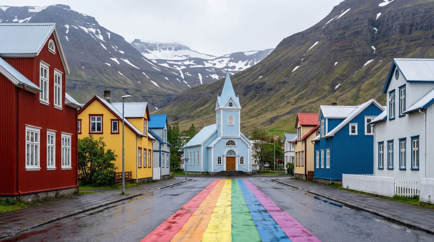 Seyðisfjörður: The Rainbow Road