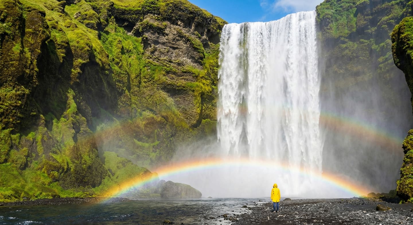 Skógafoss: The Golden Treasure Falls