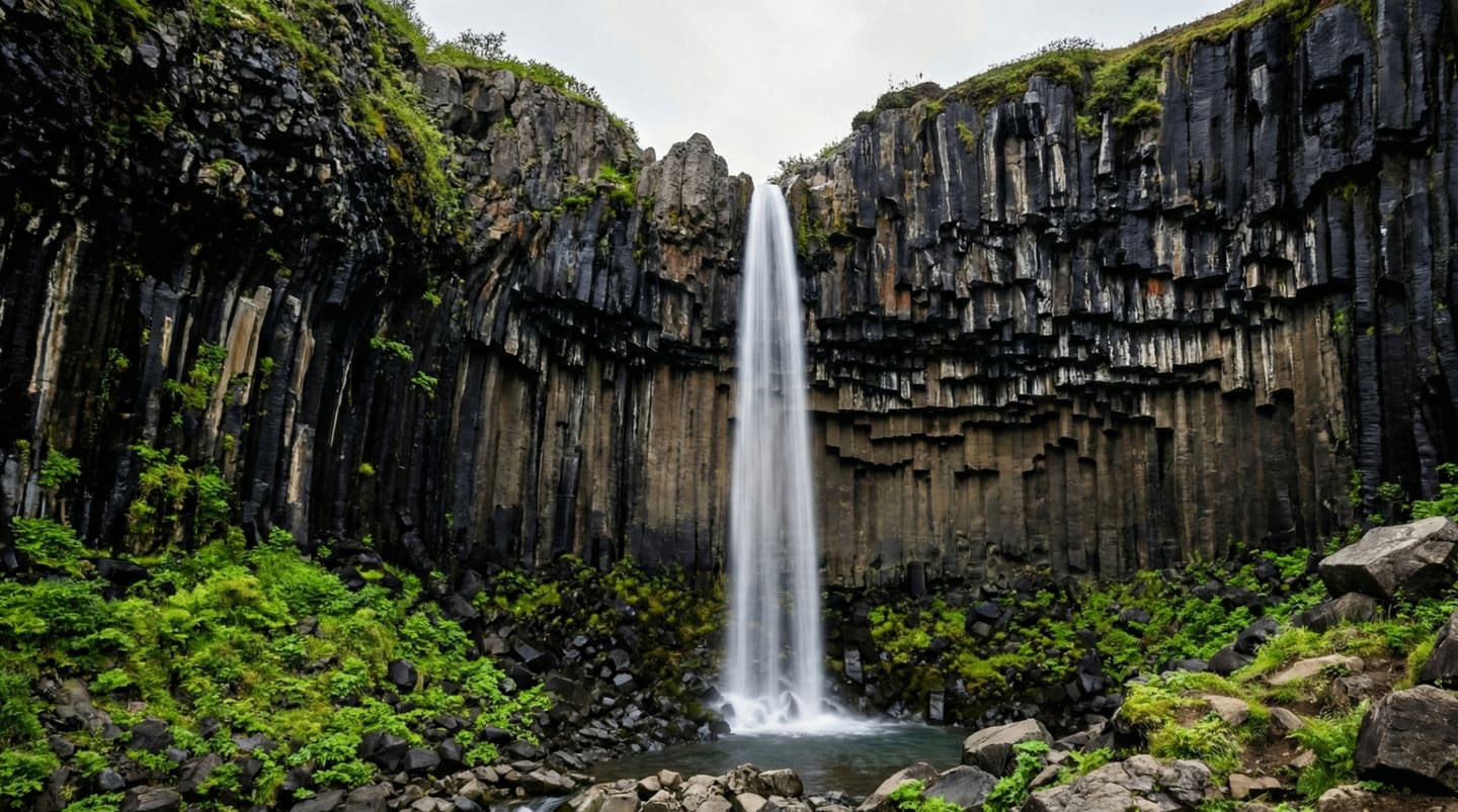 Svartifoss: The Black Fall